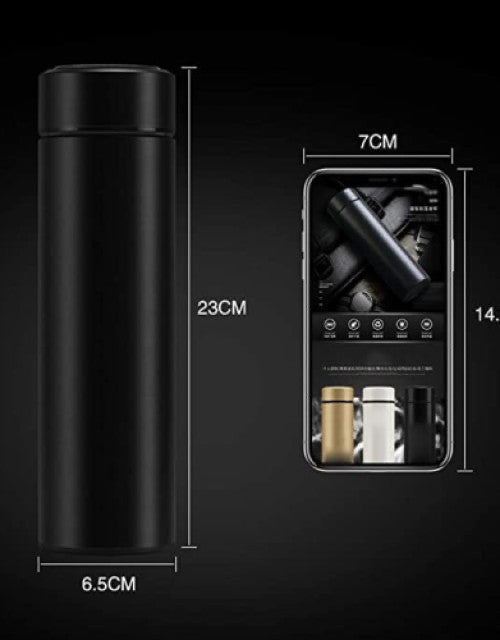 Temperature Water Bottle | Smart Vacuum Insulated Thermos Water Bottle | Water Bottle with LED Temperature Display